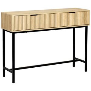 MID.YOU KONZOLOVÝ STOLEK, přírodní barvy, černá, 100/74, 5/30 cm obraz