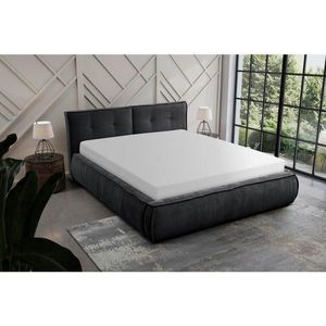 Livetastic ČALOUNĚNÁ POSTEL, 180/200 cm, antracitová obraz