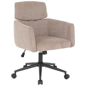 MID.YOU OTOČNÁ ŽIDLE, mikrovlákno, hnědá obraz