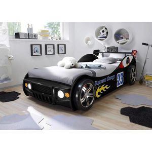 MID.YOU POSTEL VE TVARU AUTA, 90/200 cm černá obraz