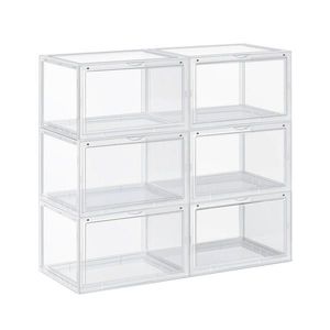 Boxxx REGÁL NA BOTY, průhledné, 72/66/28 cm obraz