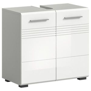 MID.YOU SKŘÍŇKA POD UMYVADLO, bílá, šedá, 60/56/32 cm obraz