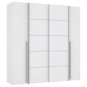 MID.YOU ŠATNÍ SKŘÍŇ, bílá, 200/210/61, 2 cm obraz