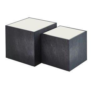 MID.YOU KONFERENČNÍ STOLEK, bílá, barvy břidlice, kompozitní dřevo, 50 / 43/40 / 35/50 / 43 cm obraz