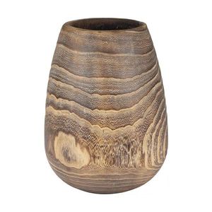 VÁZA, dřevo, 31 cm obraz