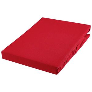 Novel ELASTICKÉ PROSTĚRADLO, žerzej, bobulová, 180-200/200-220 cm obraz