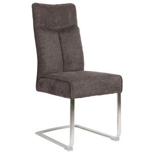 Novel HOUPACÍ ŽIDLE, hnědá, barvy nerez oceli obraz