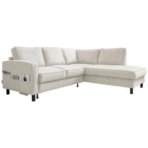 MID.YOU ROHOVÁ SEDAČKA, textil, béžová obraz