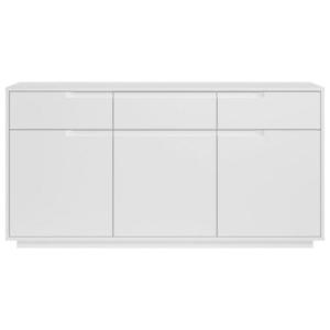 Carryhome ŠIROKÁ KOMODA, bílá, 169/86/38 cm obraz