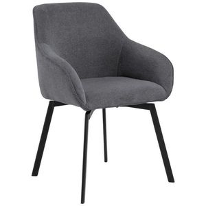 MID.YOU ŽIDLE S PODRUČKAMI, ocel, struktura, šedá obraz