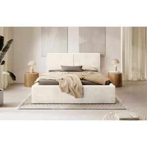 MID.YOU ČALOUNĚNÁ POSTEL, 180/200 cm, krémová obraz