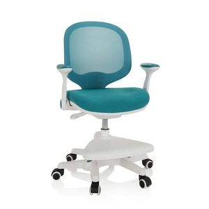 MID.YOU OTOČNÁ ŽIDLE PRO MLÁDEŽ, síťovina, modrá, bílá obraz