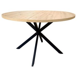 MID.YOU JÍDELNÍ STŮL, černá, barvy dubu, 120/120/75 cm obraz