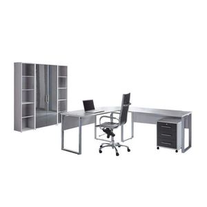 MID.YOU KANCELÁŘ, šedá, vysoce lesklá antracitová obraz