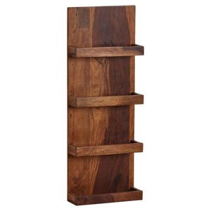 MID.YOU NÁSTĚNNÝ REGÁL, sheesham, barvy sheesham, 30/80/10 cm obraz