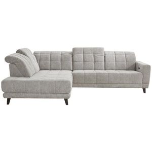 Xora ROHOVÁ SEDAČKA, textil, šedá obraz