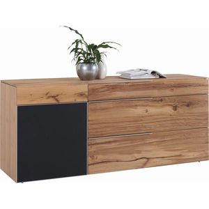 Voglauer ŠIROKÁ KOMODA, staré dřevo, dub, antracitová, barvy dubu, 192/82/51, 6 cm obraz