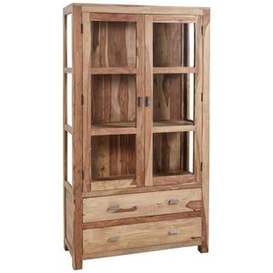 Landscape VITRÍNA, sheesham, barvy sheesham, 104/182/44 cm obraz