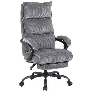 MID.YOU OTOČNÁ ŽIDLE, manšestr, šedá obraz