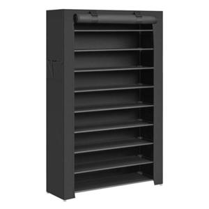 Boxxx REGÁL NA BOTY, černá, 88/160/28 cm obraz