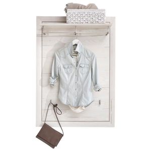 Hom`in ŠATNÍ PANEL, bílá, 82/115/30 cm obraz