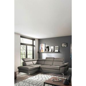 Celina Home SEDACÍ SOUPRAVA, kůže, jílová barva obraz