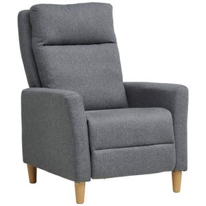 Carryhome TELEVIZNÍ KŘESLO, plast, textil, šedá obraz