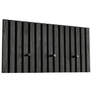 Xora ŠATNÍ PANEL, šedá, černá, 60/30/7 cm obraz