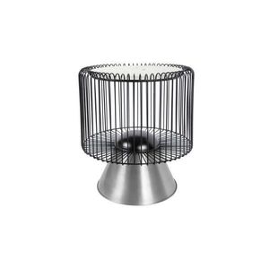 ODKLÁDACÍ STOLEK, černá, barvy stříbra, bílá obraz