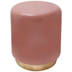 MID.YOU ODKLÁDACÍ STOLEK, růžová, barvy zlata obraz