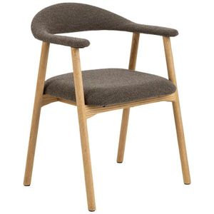 MID.YOU ŽIDLE S PODRUČKAMI, buklé, šedohnědá obraz