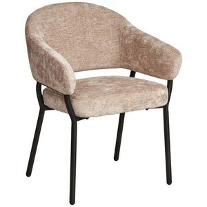 MID.YOU ŽIDLE S PODRUČKAMI, železo, mikrovlákno, béžová obraz