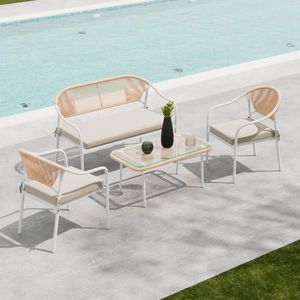 Ambia Garden ZAHRADNÍ SADA 4dílné, kov, plast, sklo, textil obraz