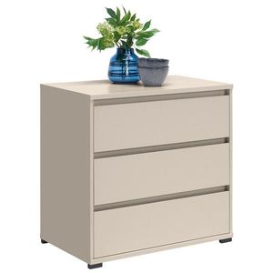 Carryhome KOMODA, kašmírová, 80/79/48 cm obraz