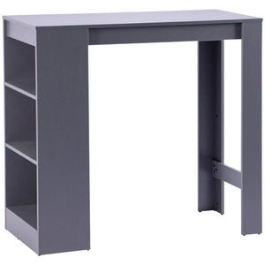 P & B BAROVÝ STŮL, tmavě šedá, 110/103/50 cm obraz