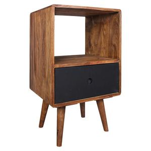 MID.YOU NOČNÍ STOLEK, sheesham, barvy sheesham, 40/70/35 cm obraz