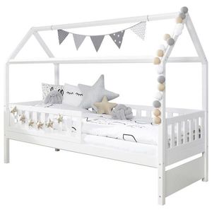 MID.YOU DĚTSKÁ POSTEL SE STŘÍŠKOU, 90/200 cm bílá obraz