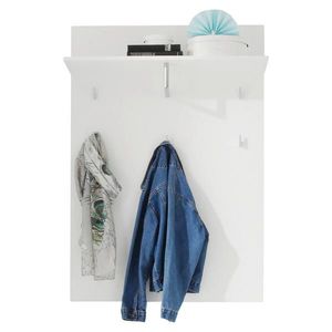 Xora ŠATNÍ PANEL, bílá, 80/118/30 cm obraz