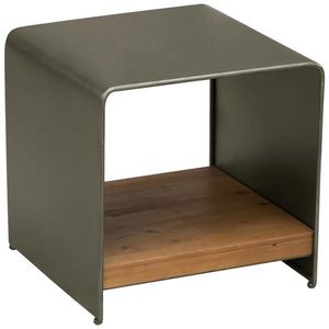 Livetastic ODKLÁDACÍ STOLEK, jedle, přírodní barvy, černá obraz