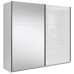 MID.YOU SKŘÍŇ S POSOUVACÍMI DVEŘMI, čiré, vysoce lesklá bílá, 220/195, 5/60 cm obraz
