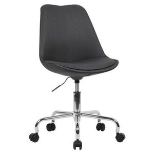 MID.YOU OTOČNÁ ŽIDLE, tkaná látka, černá obraz