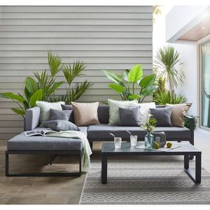 Ambia Garden ZAHRADNÍ SEDACÍ SOUPRAVA kov, textil obraz