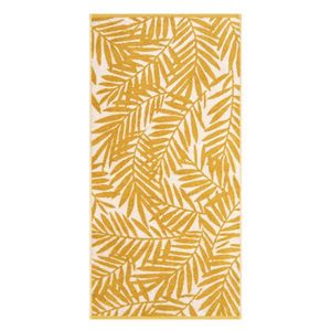 Cawoe RUČNÍK, 50/100 cm, přírodní barvy, barvy zlata, lesní zelená obraz