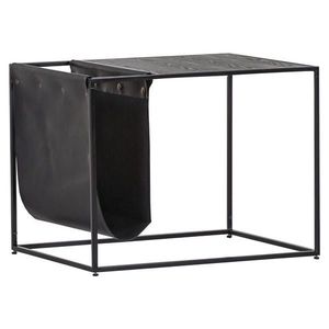 Carryhome KONFERENČNÍ STOLEK, černá, dřevo, kov, textil, kompozitní dřevo, 60/45/46 cm obraz
