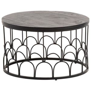 MID.YOU KONFERENČNÍ STOLEK, černá, dřevo, 60/36/60 cm obraz