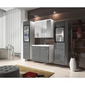 P & B KOUPELNA šedá, bílá obraz