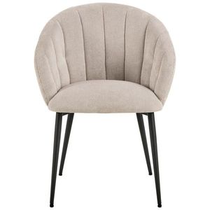 MID.YOU ŽIDLE S PODRUČKAMI, ocel, černá, béžová obraz