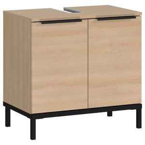 Xora SKŘÍŇKA POD UMYVADLO, barvy dubu, 60/58/38 cm obraz