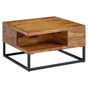 MID.YOU KONFERENČNÍ STOLEK, barvy sheesham, dřevo, 60/60/34, 5 cm obraz