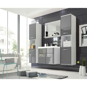 P & B KOUPELNA šedá, bílá obraz